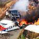 Illustration for article titled Plane Falls From South African Sky, Crashes Into Ford Ute, Fireball Ensues